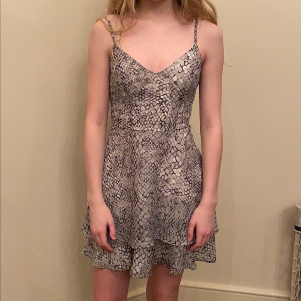 Snake Print Dress